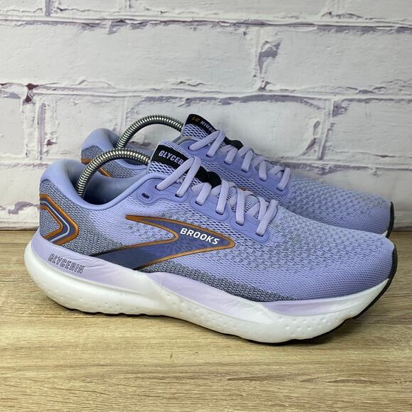 Brooks Glycerin GTS 21 Purple Running Shoes Women's Size 11 Athletic Sneakers - Picture 1 of 8